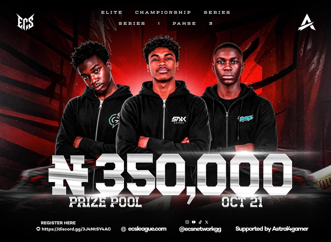 ECS Free Fire League Returns With ₦350,000 Prize Pool for Series 1 Phase 3