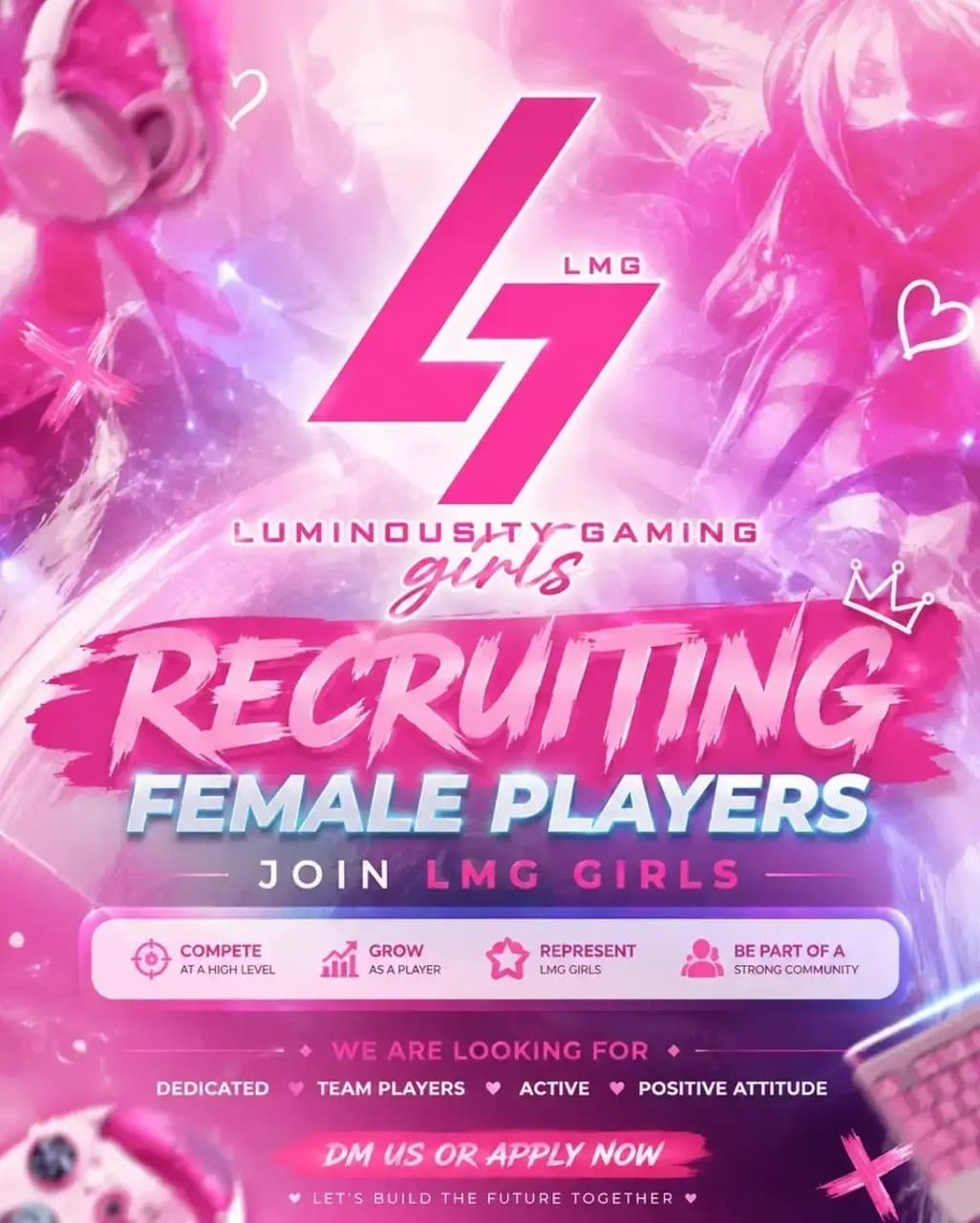 Luminousity Gaming Opens Recruitment for LMG Girls