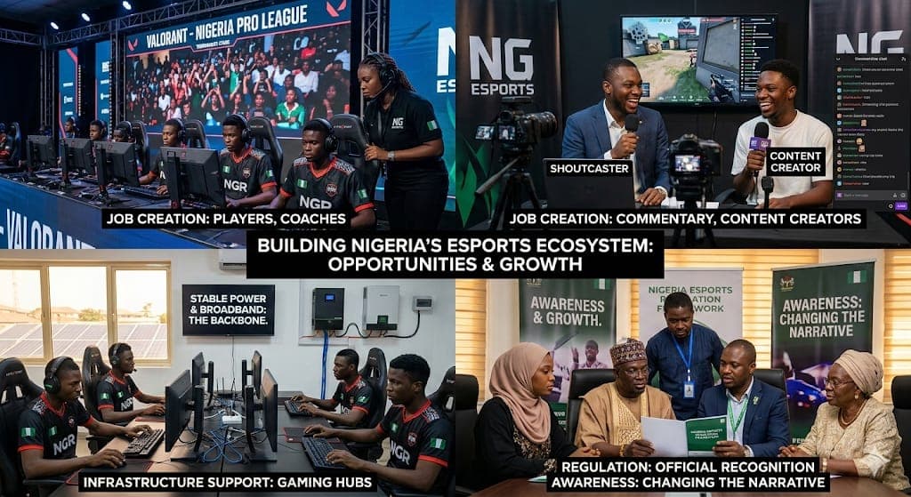 OPPORTUNITIES CREATED BY ESPORTS IN NIGERIA. THE GROWTH AND FACTORS LIMITING THE GROWTH OF ESPORTS IN NIGERIA (FREE FIRE)